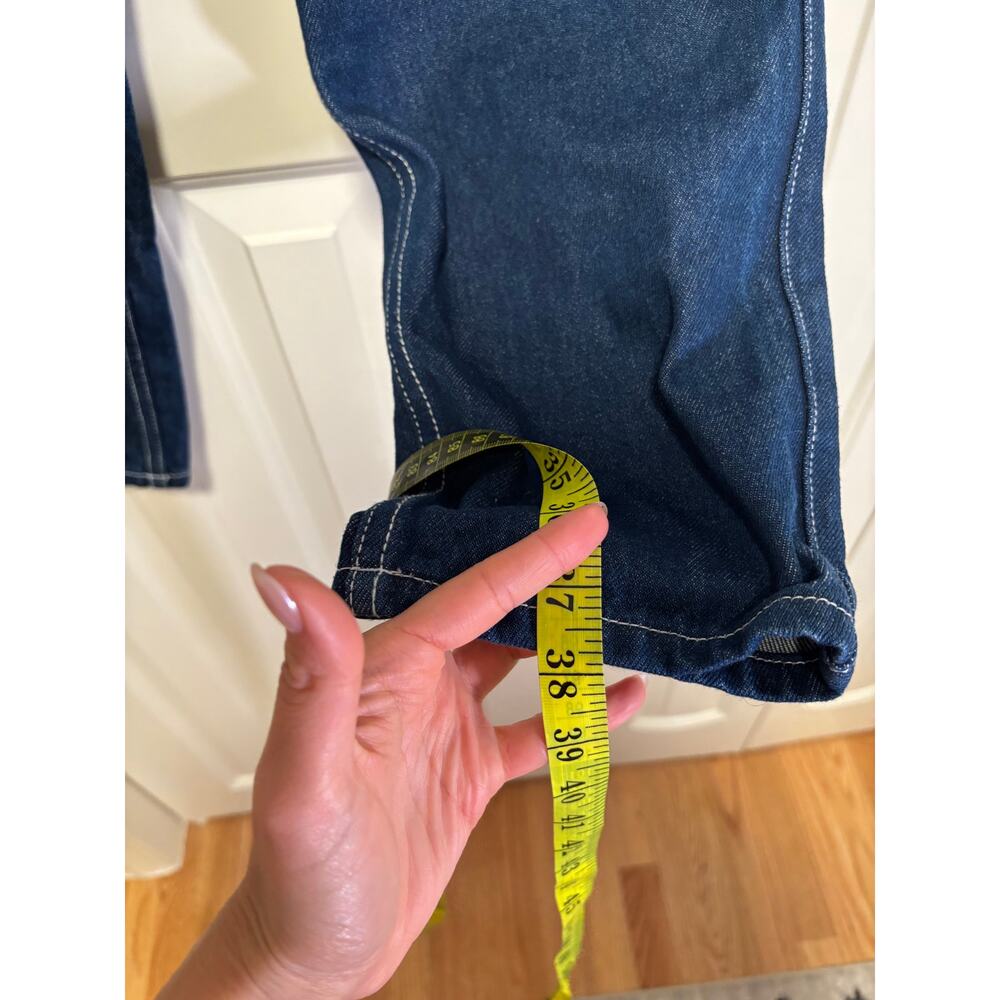 Unbranded Women's Raw Indigo High Rise Jeans 100% Cotton 26x28 USA - Picture 6 of 10